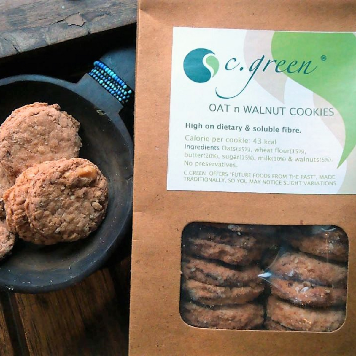 Oat & Walnut Cookies 150gms